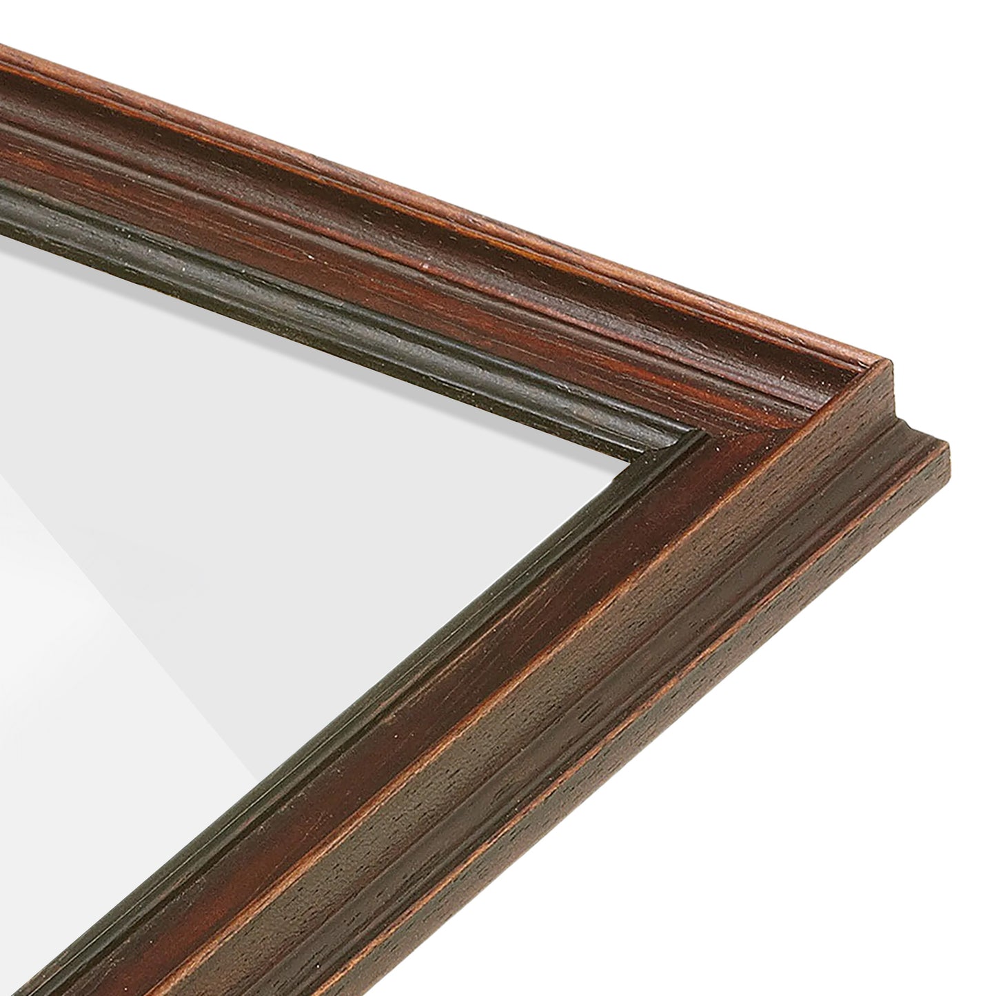 corner of the Walnut FAMILY Wall Frame