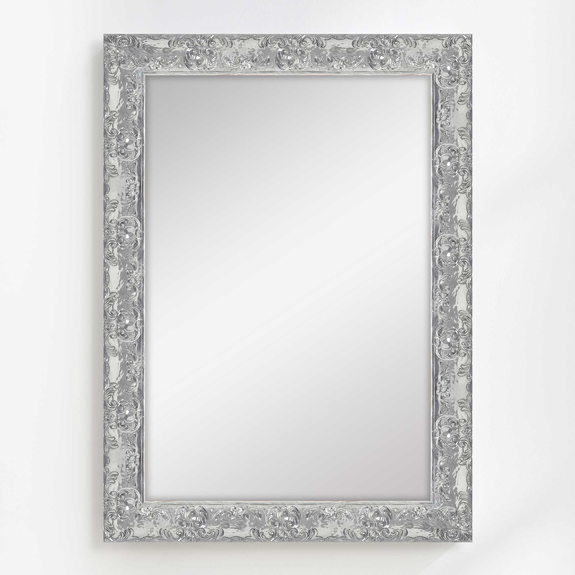 Electric Silver Regal Ornate Wall Mirror – Frametolia.