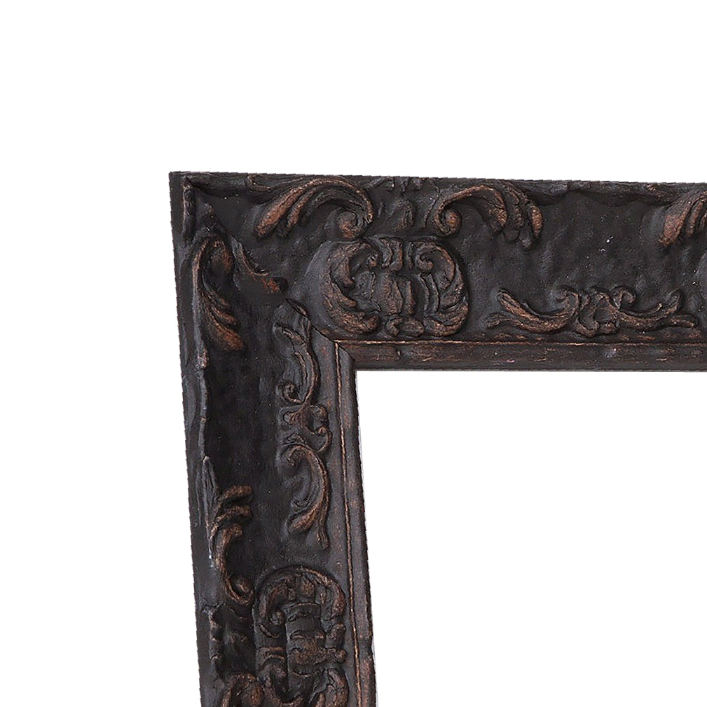 Rustic Black Medium Width Table Top Frame