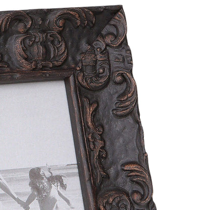 Rustic Black Medium Width Table Top Frame