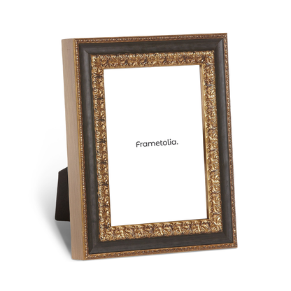 Gold & Black Modern Medium Width Table Top Frame