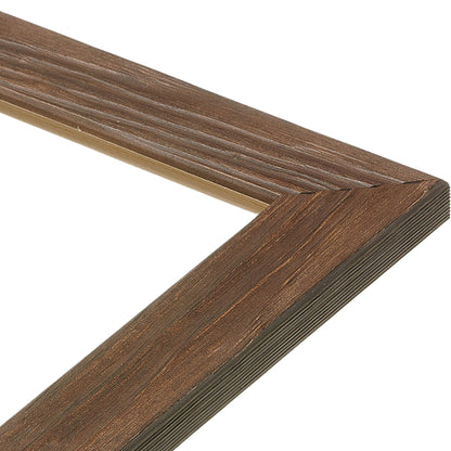 Smoked Pine Modern Medium Width Table Top Frame