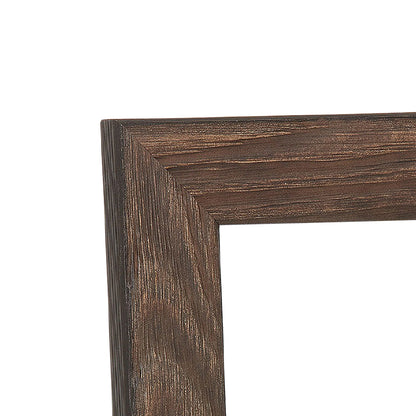 Smoked Pine Modern Medium Width Table Top Frame