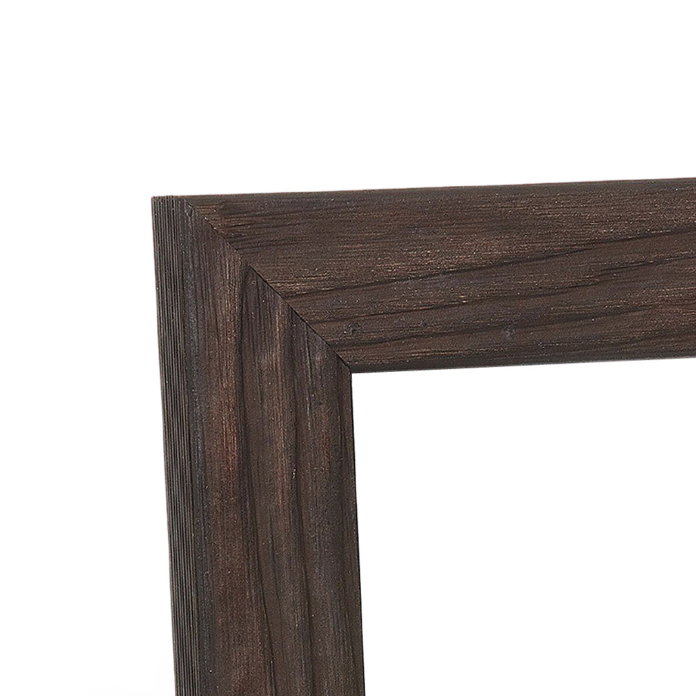 Roasted Chestnut Modern Medium Width Table Top Frame