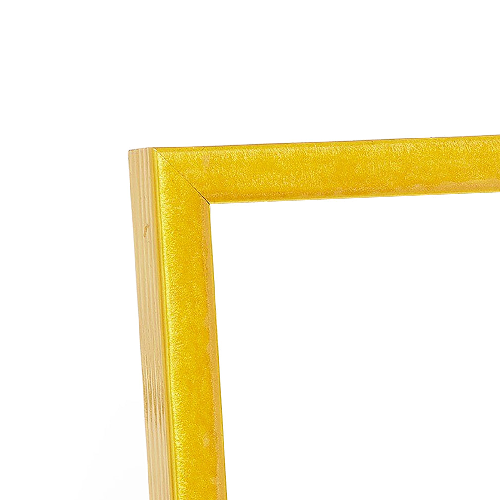 Shimmering Yellow Narrow Width Table Top Frame