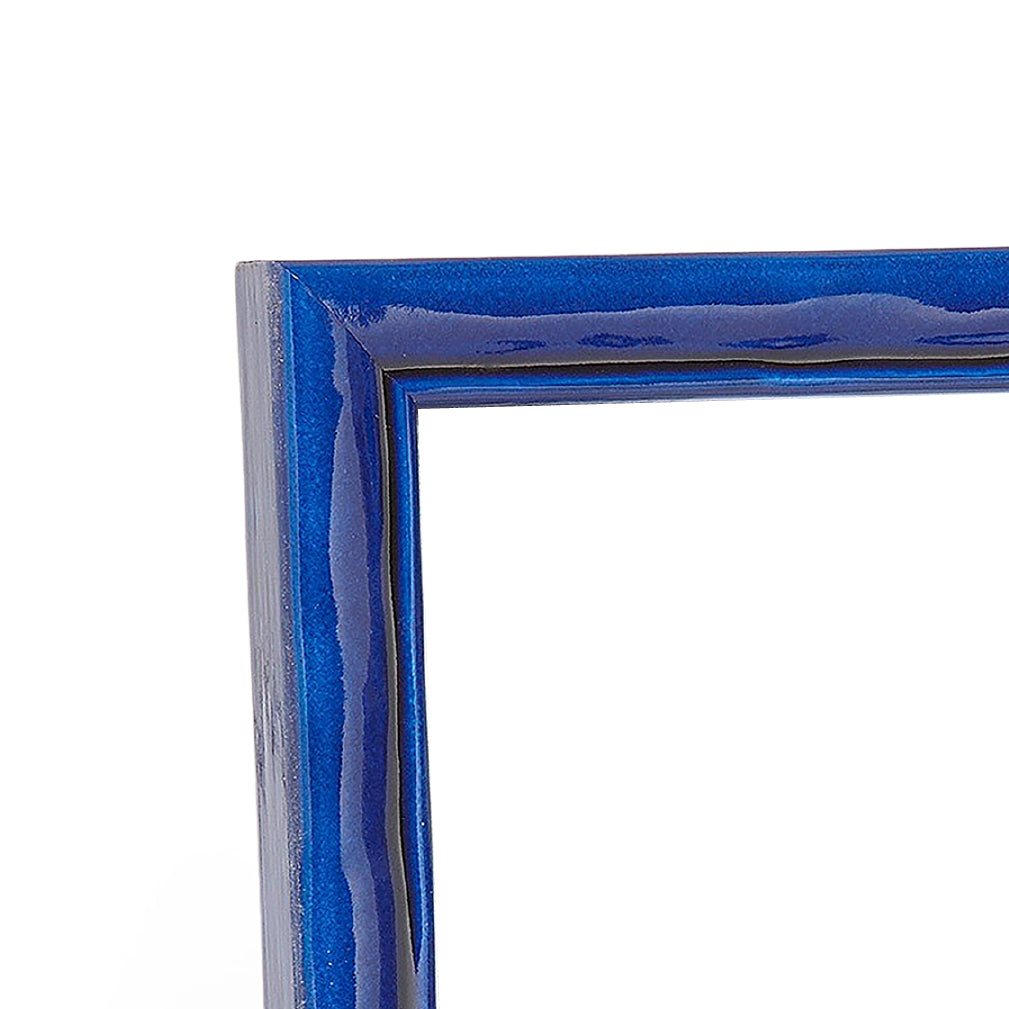 Shimmering Blue Narrow Width Table Top Frame