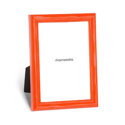 Shimmering Orange Narrow Width Table Top Frame