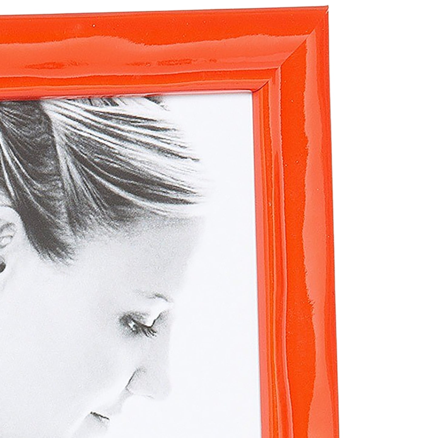 Shimmering Orange Narrow Width Table Top Frame