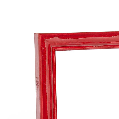 Shimmering Light Red Narrow Width Table Top Frame