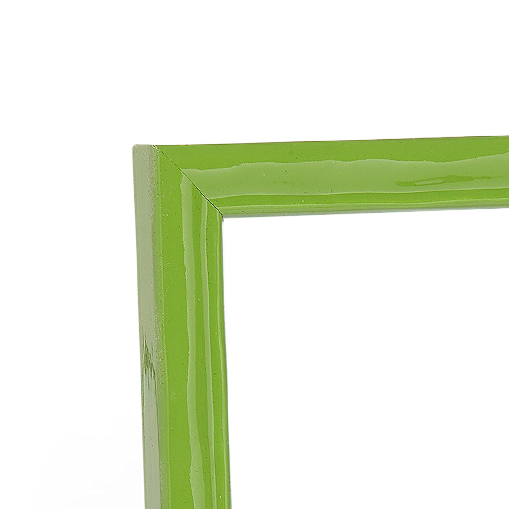 Shimmering Green Narrow Width Table Top Frame