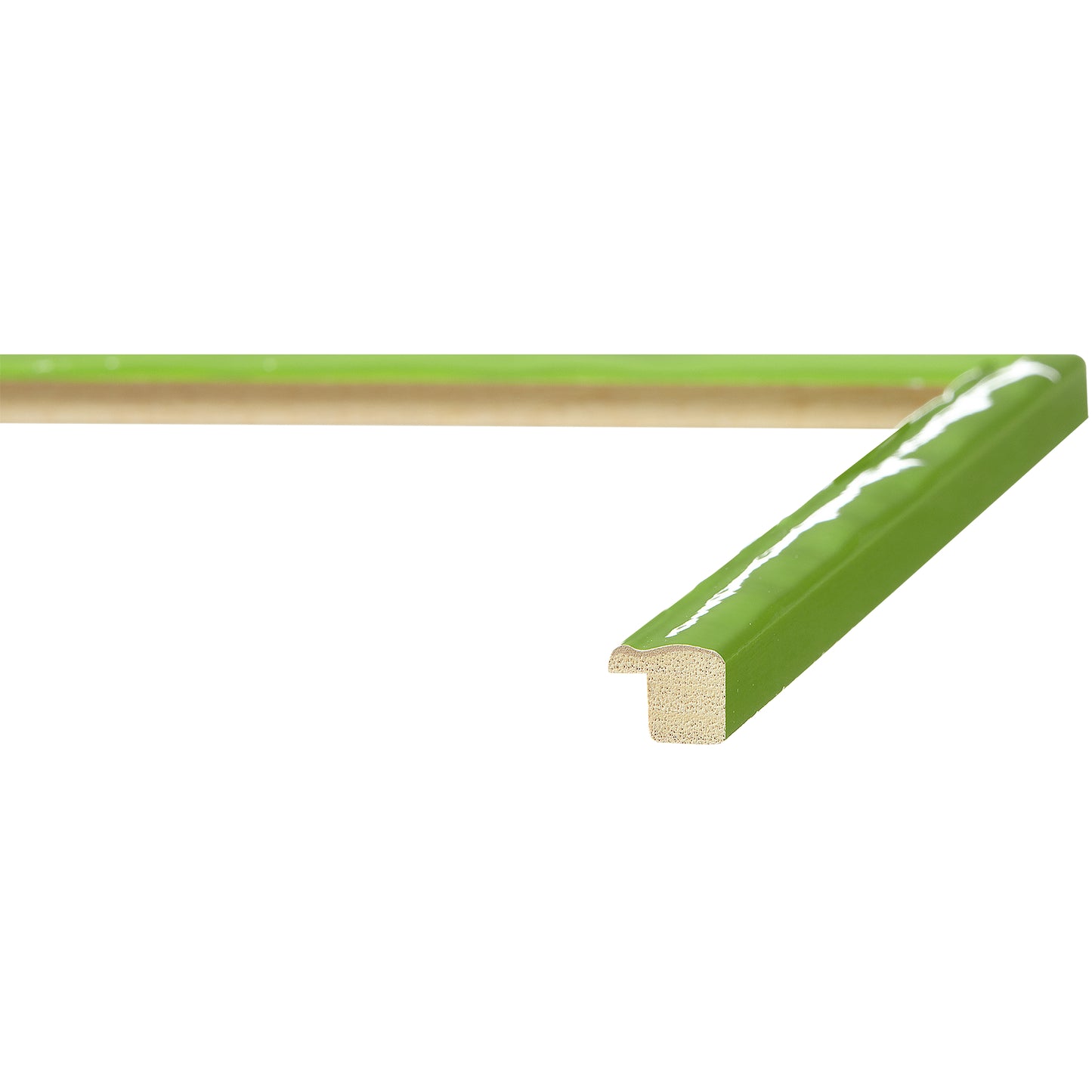 Shimmering Green Narrow Width Table Top Frame