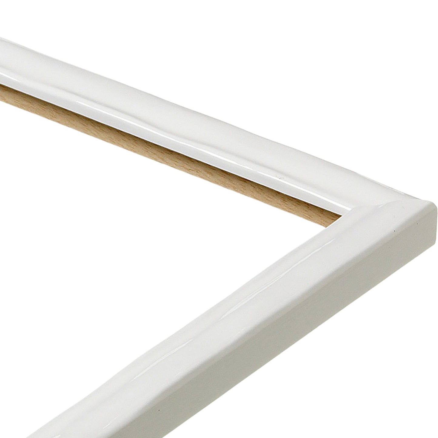 Shimmering White Narrow Width Table Top Frame