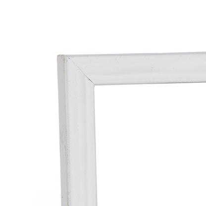 Shimmering White Narrow Width Table Top Frame