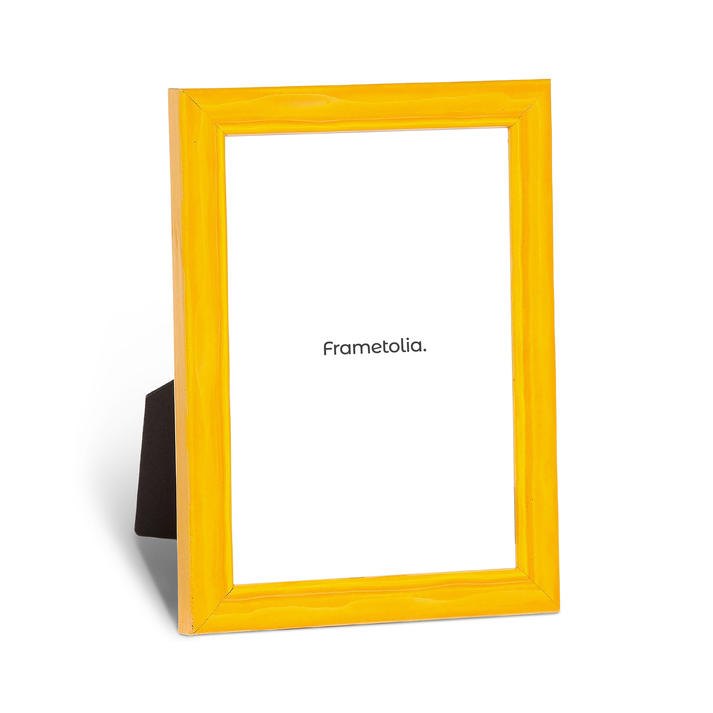 Shimmering Bright yellow Narrow Width Table Top frame
