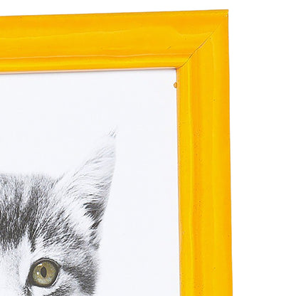 Shimmering Bright Yellow Narrow Width Table Top Frame