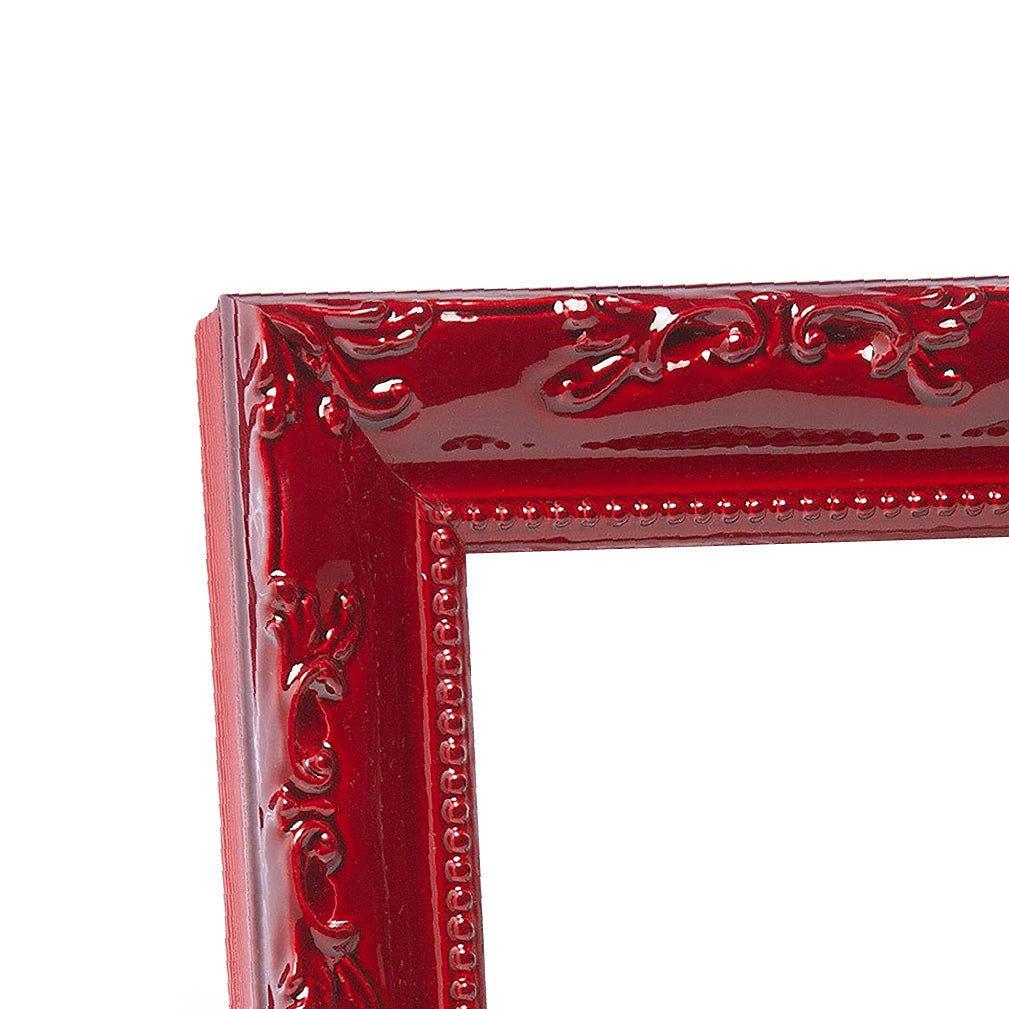 Electric Red Motif Medium Width Table Top Frame