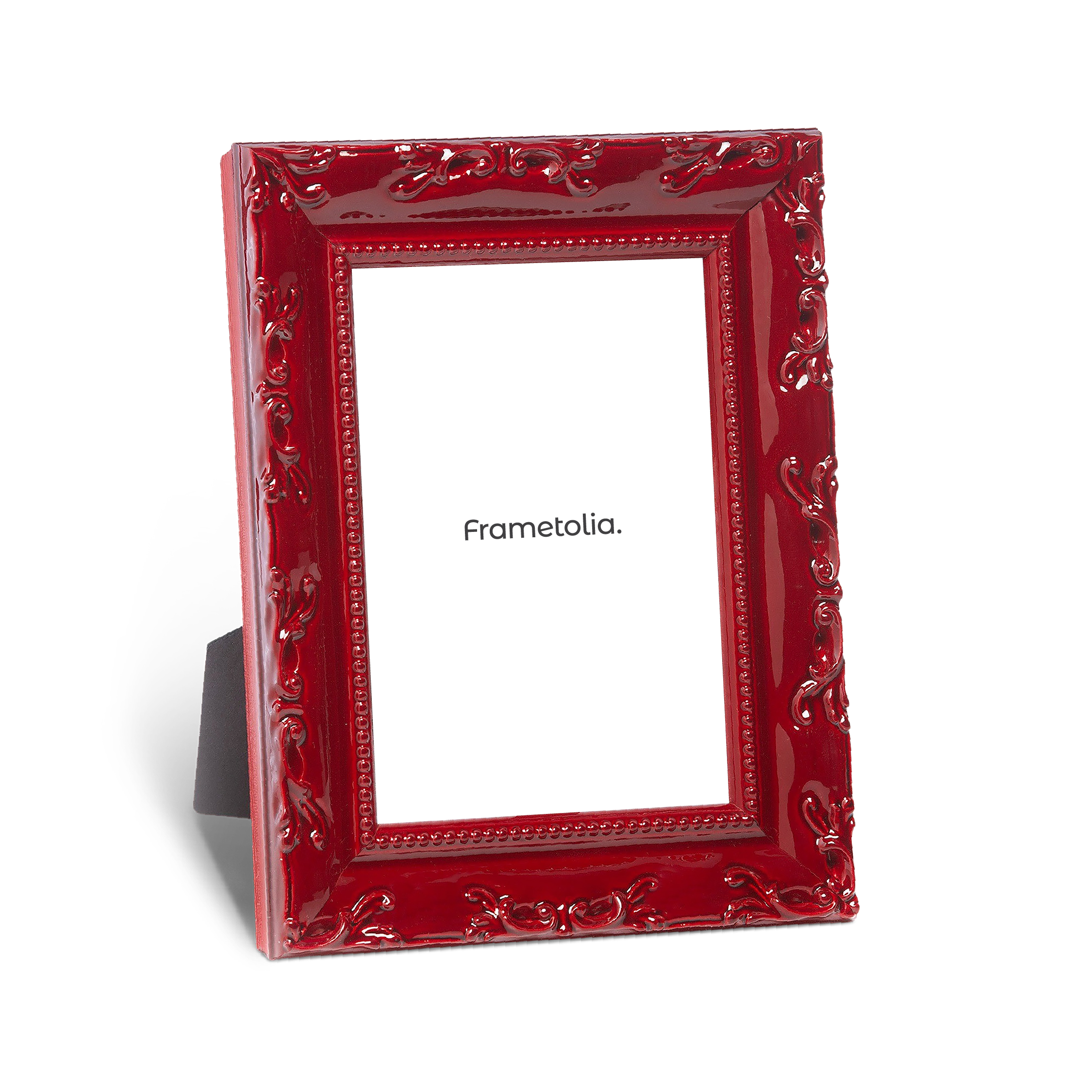 electric red motif medium width table top frame