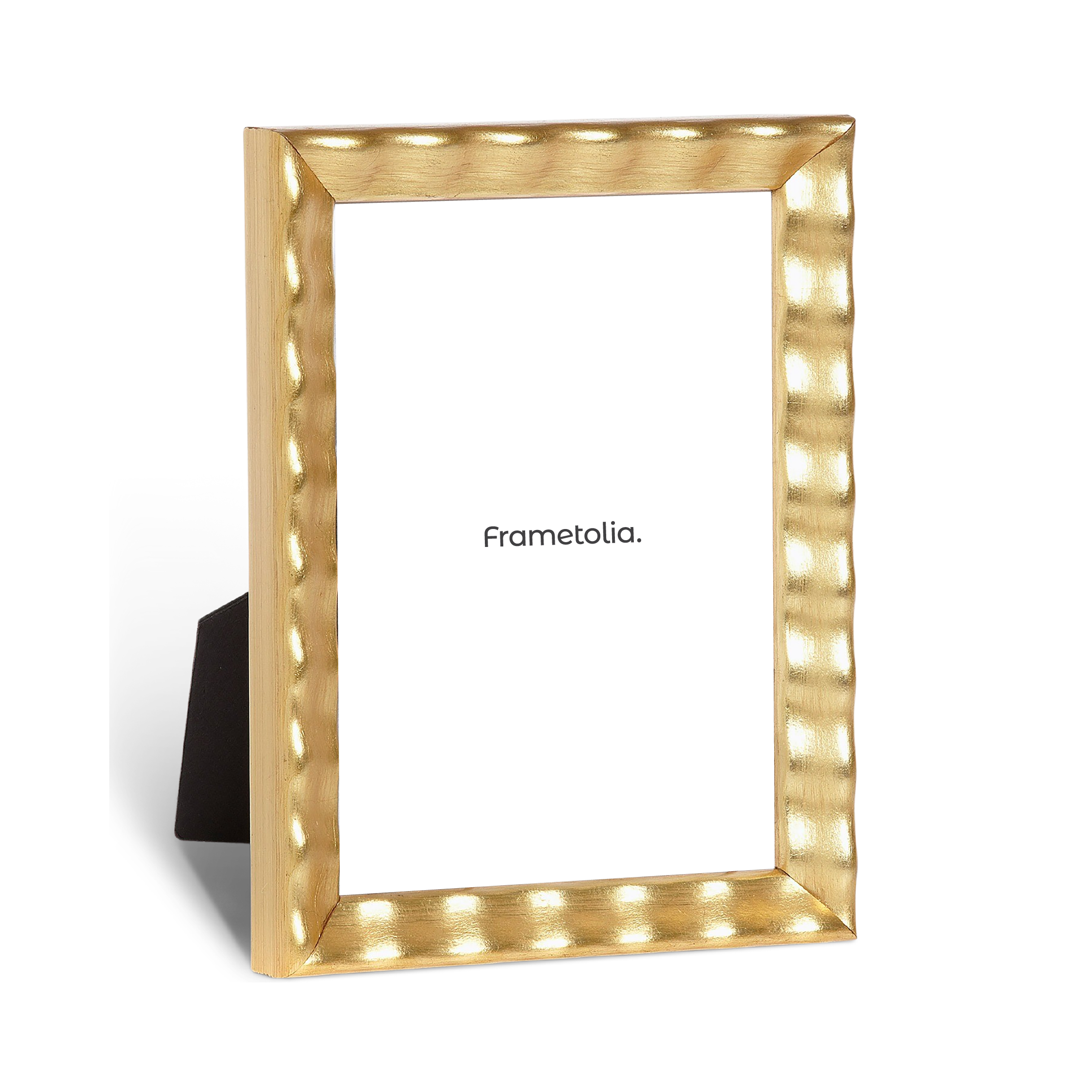 Gold Leaf Waves Narrow width table top frame