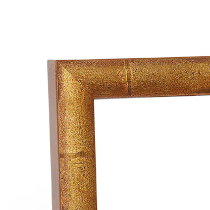 Weathered Gold Traditional Narrow Width Table Top Frame