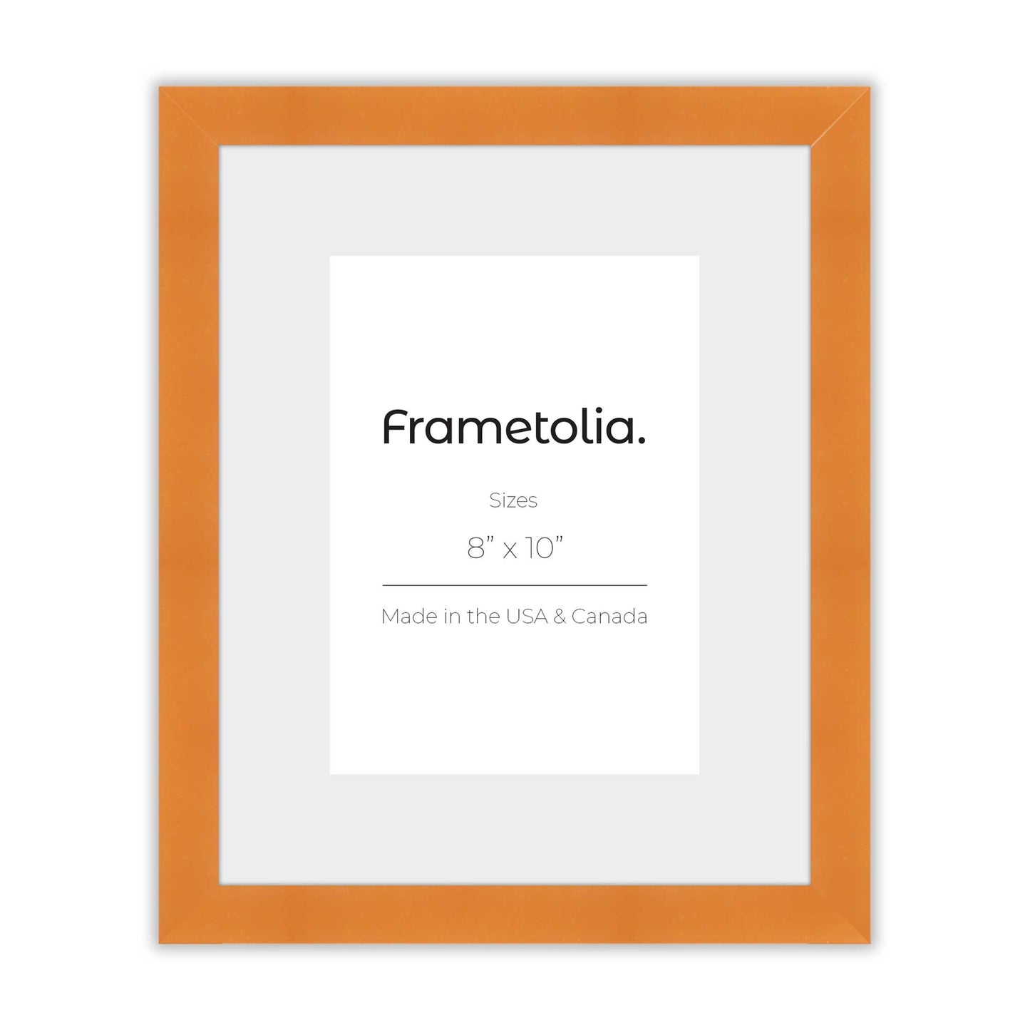 Orange Marmalade Narrow Width Wall Frame