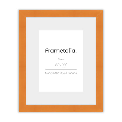 Orange Marmalade Narrow Width Wall Frame