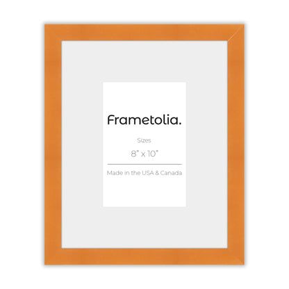 Orange Marmalade Narrow Width Wall Frame