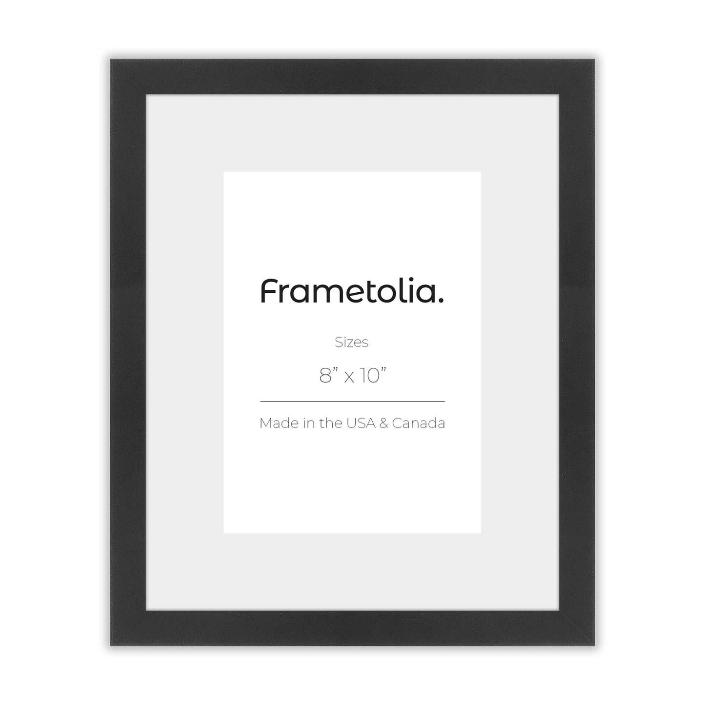 Satin Black Frame With Custom Print