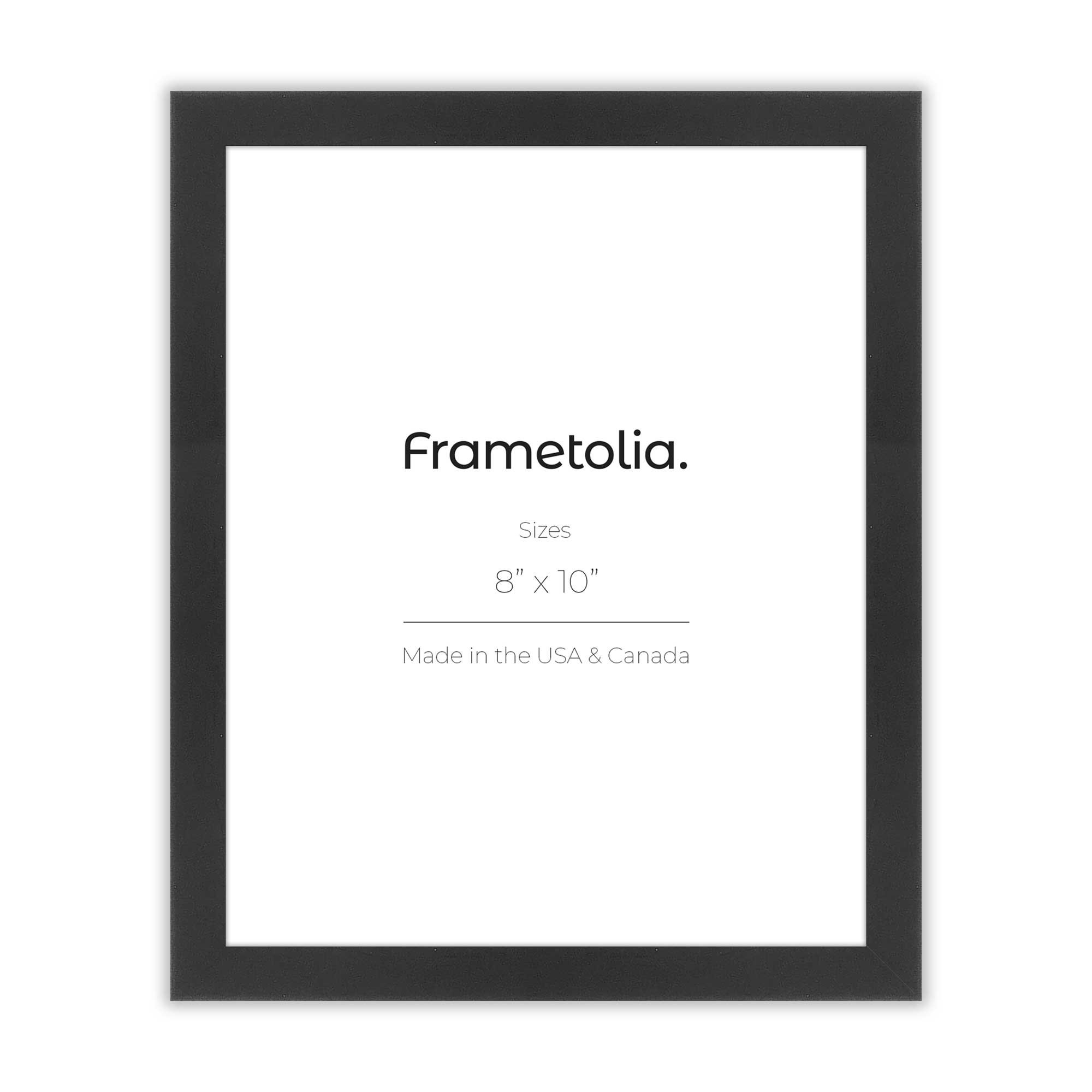 standard black wall frame