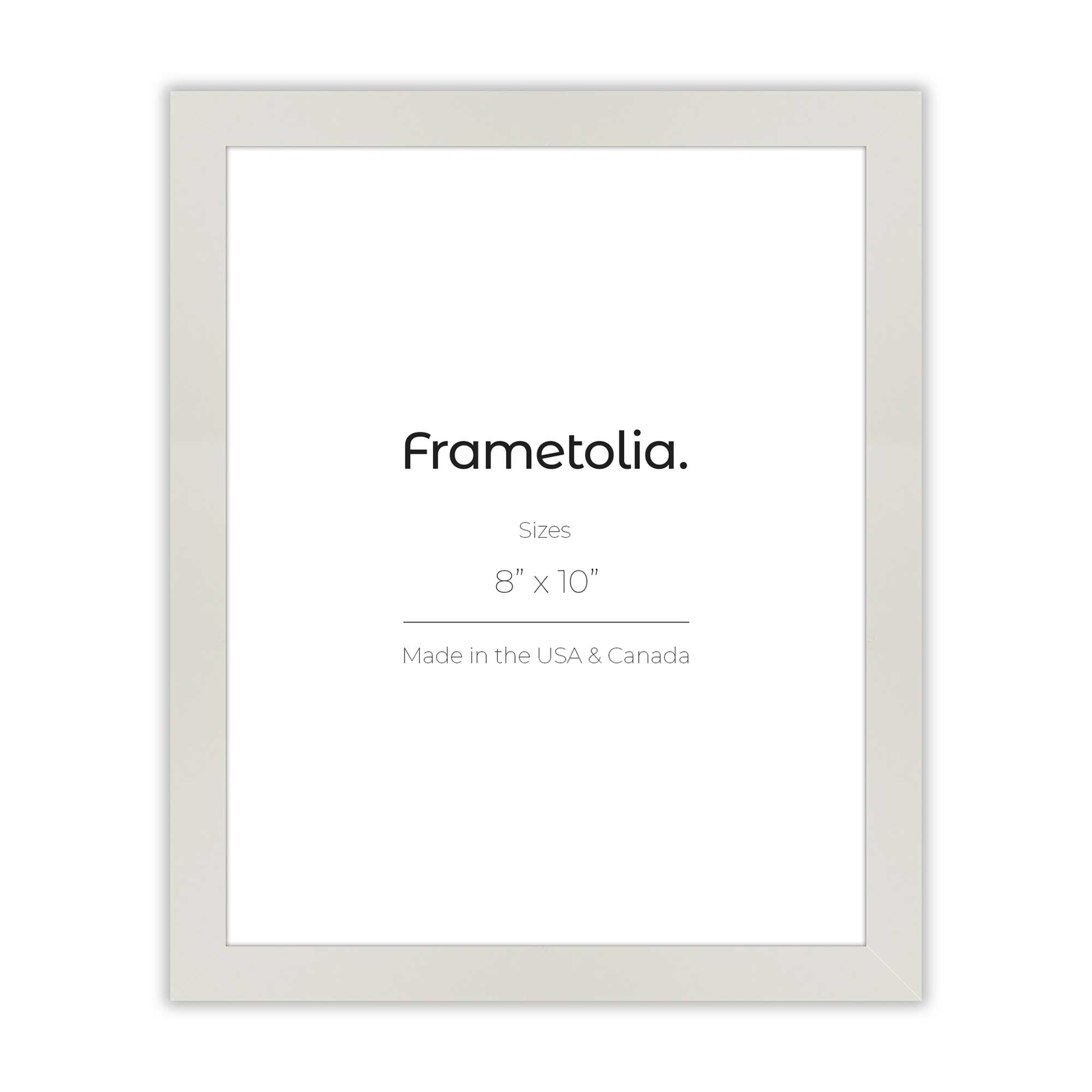 Opaque White Wall Frame