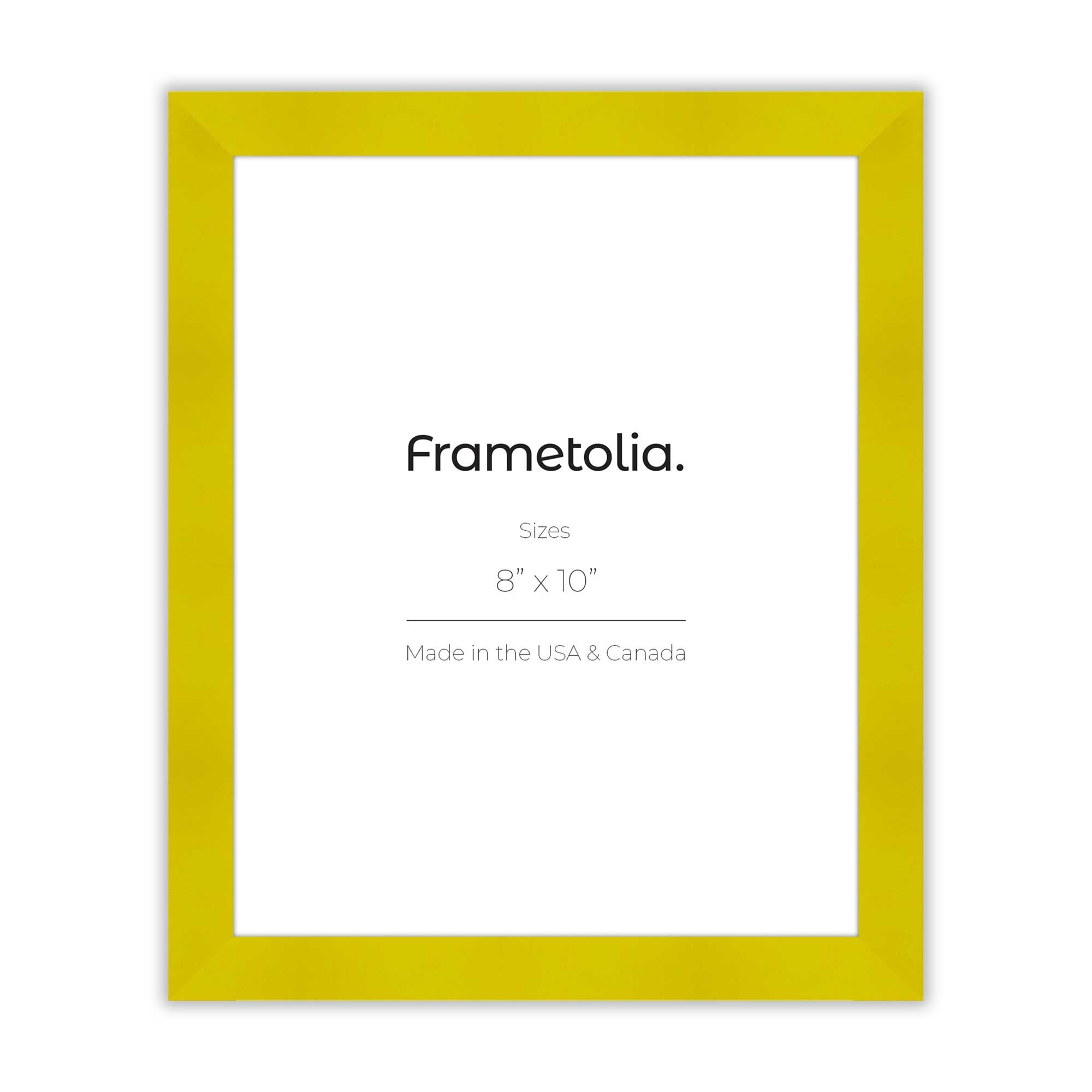 yellow wall frame