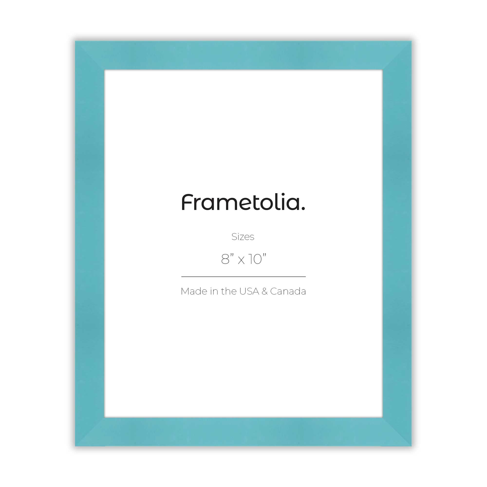 capri teal pastel wall frame