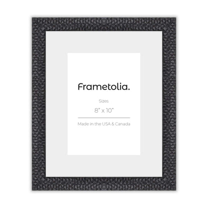 Hammered Black Medium Width Wall Frame