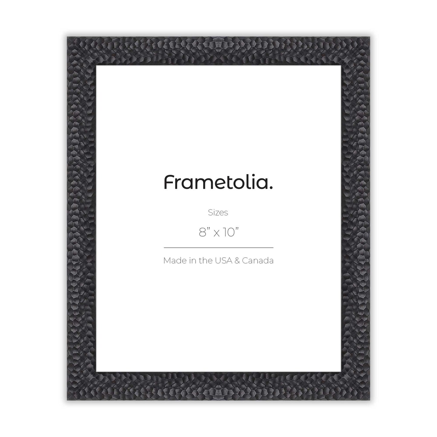 Hammered Black Medium Width Wall Frame