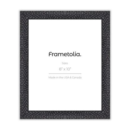 Hammered Black Medium Width Wall Frame