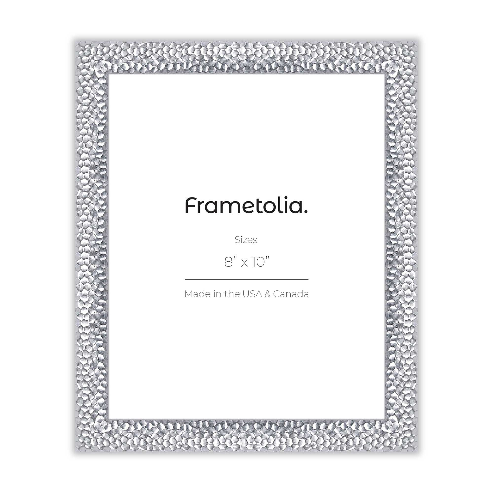 hammered silver wall frame