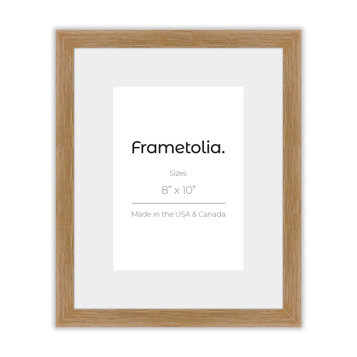 Natural Oak Frame With Custom Print