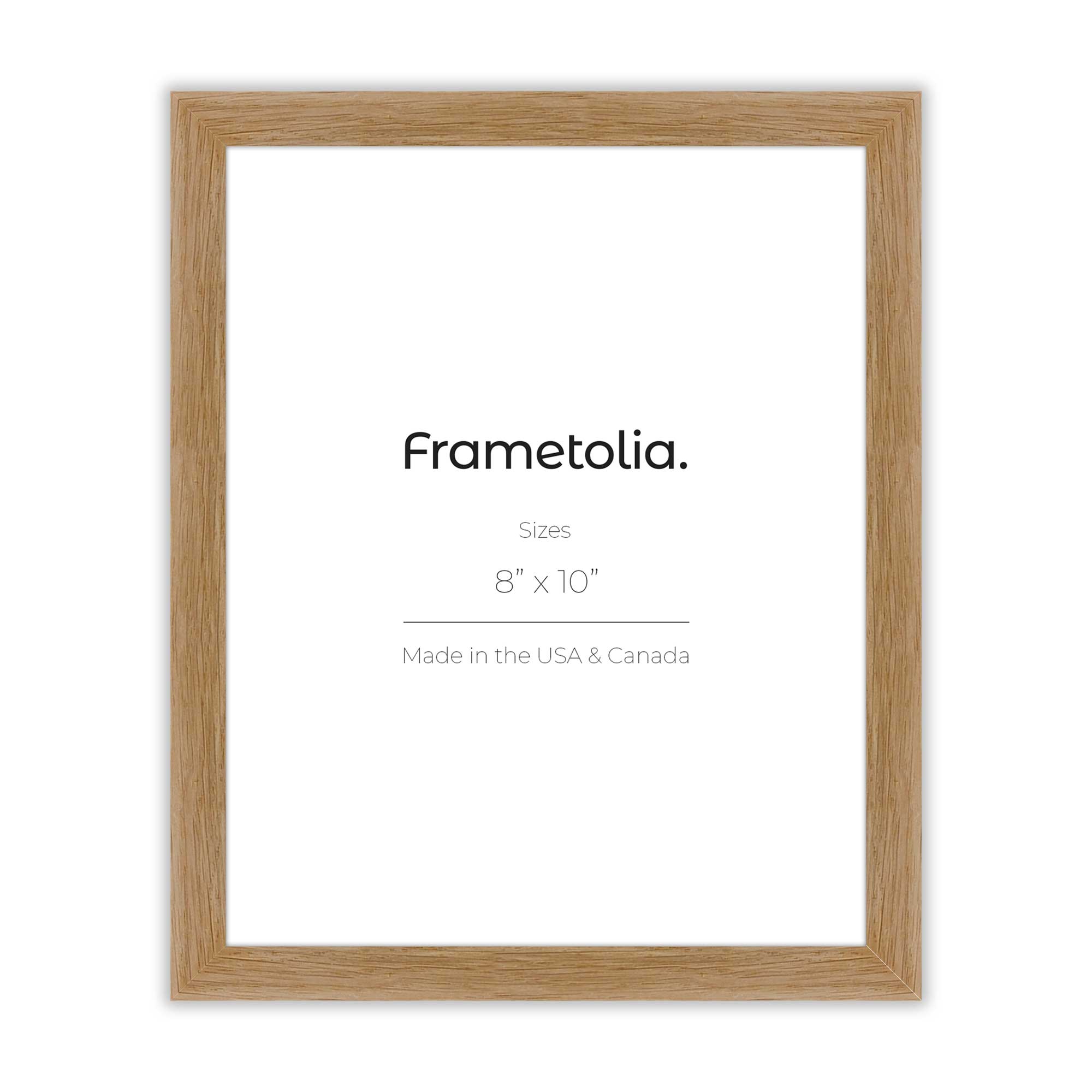 natural oak wall frame