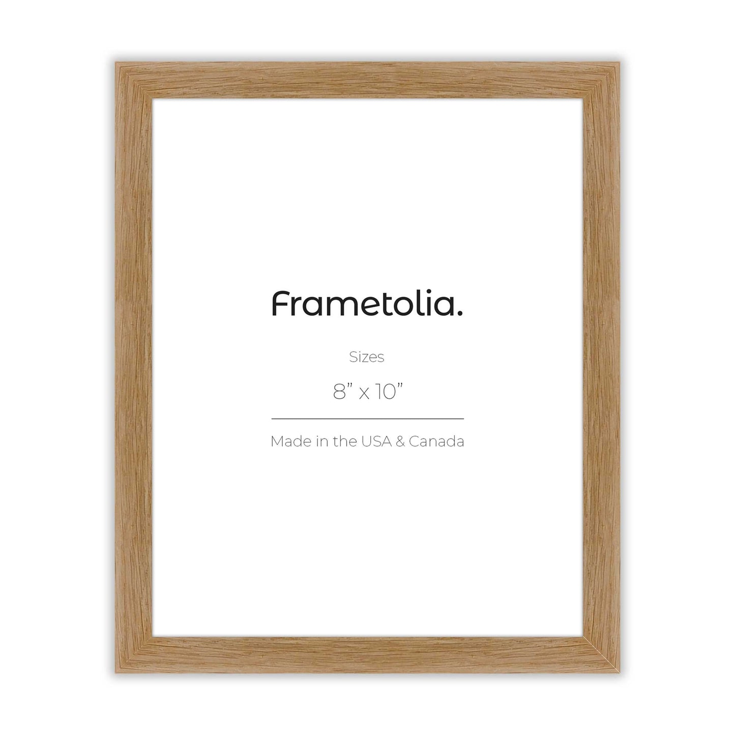 Natural Oak Frame With Custom Print