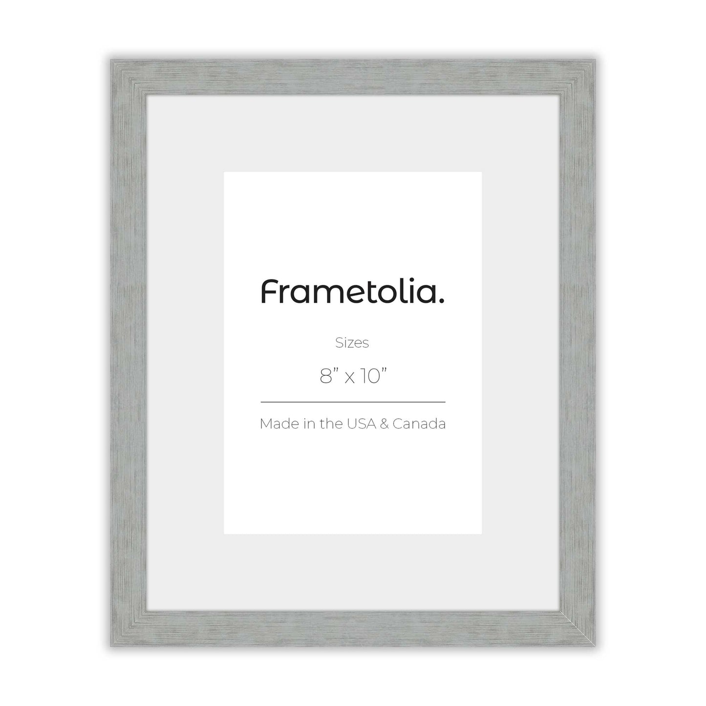 Heathered White Narrow Width Wall Frame