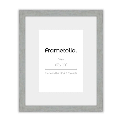 Heathered White Narrow Width Wall Frame