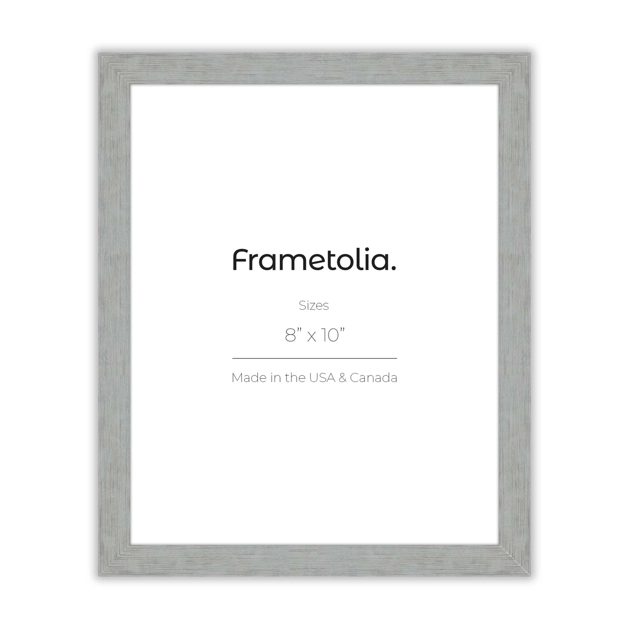 heathered white narrow width wall frame