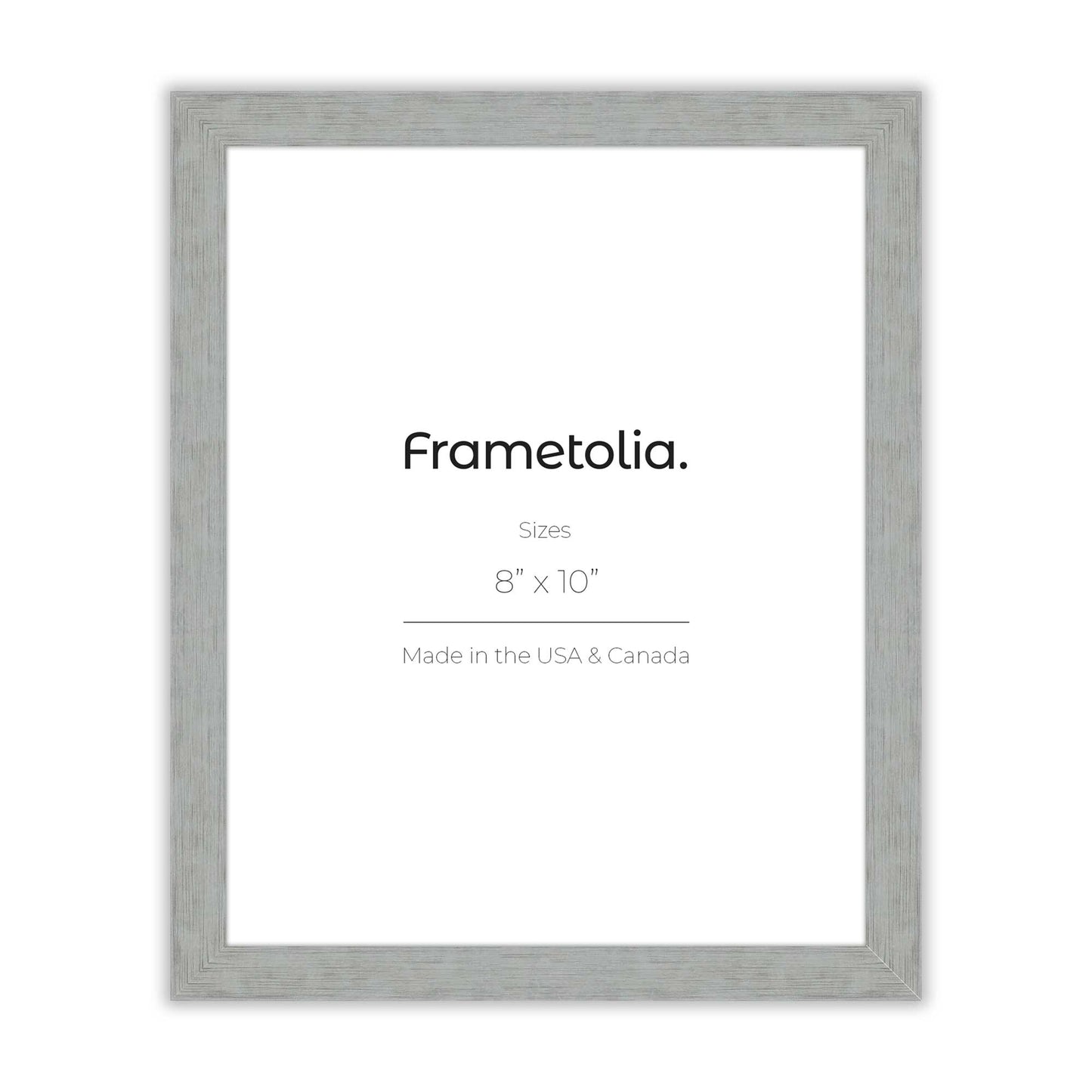 Heathered White Narrow Width Wall Frame