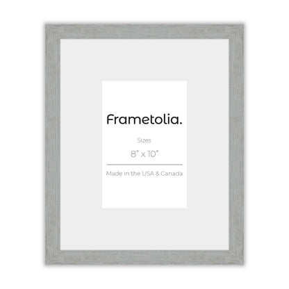 Heathered White Narrow Width Wall Frame