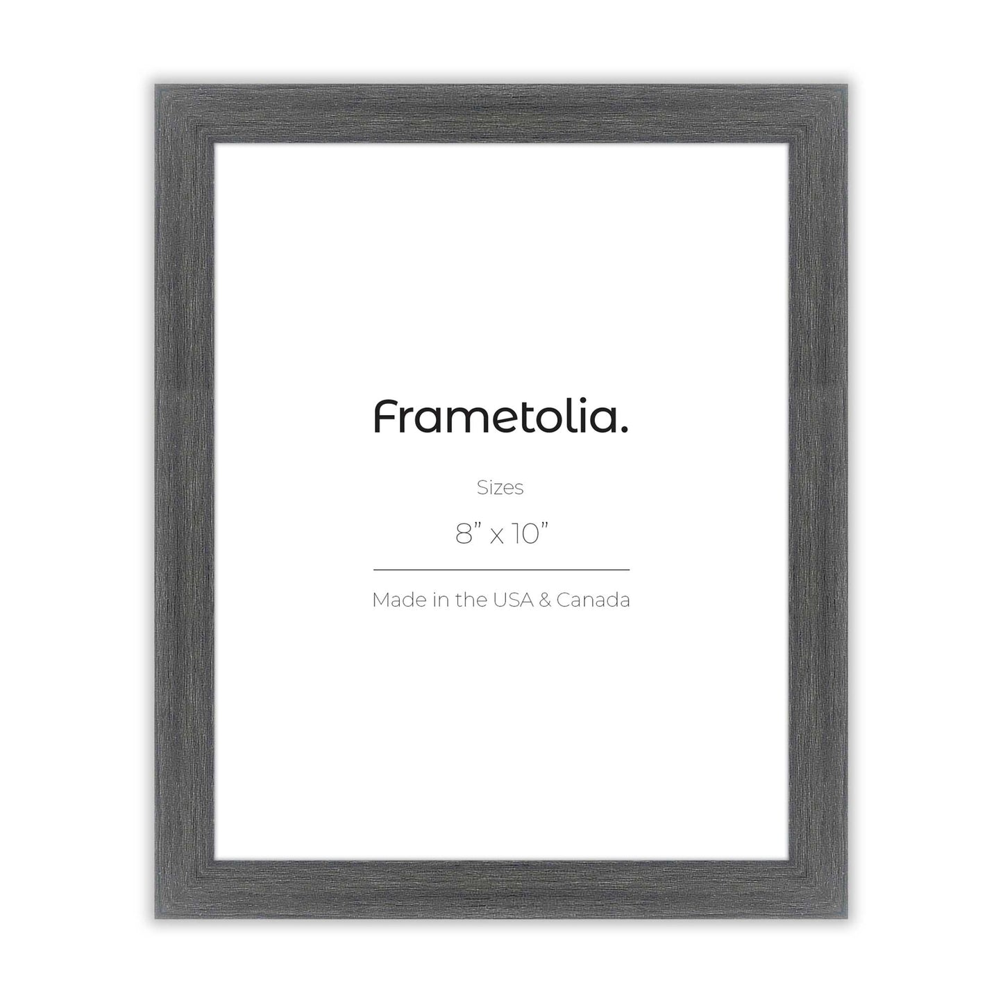 Gray Oak Frame With Custom Print