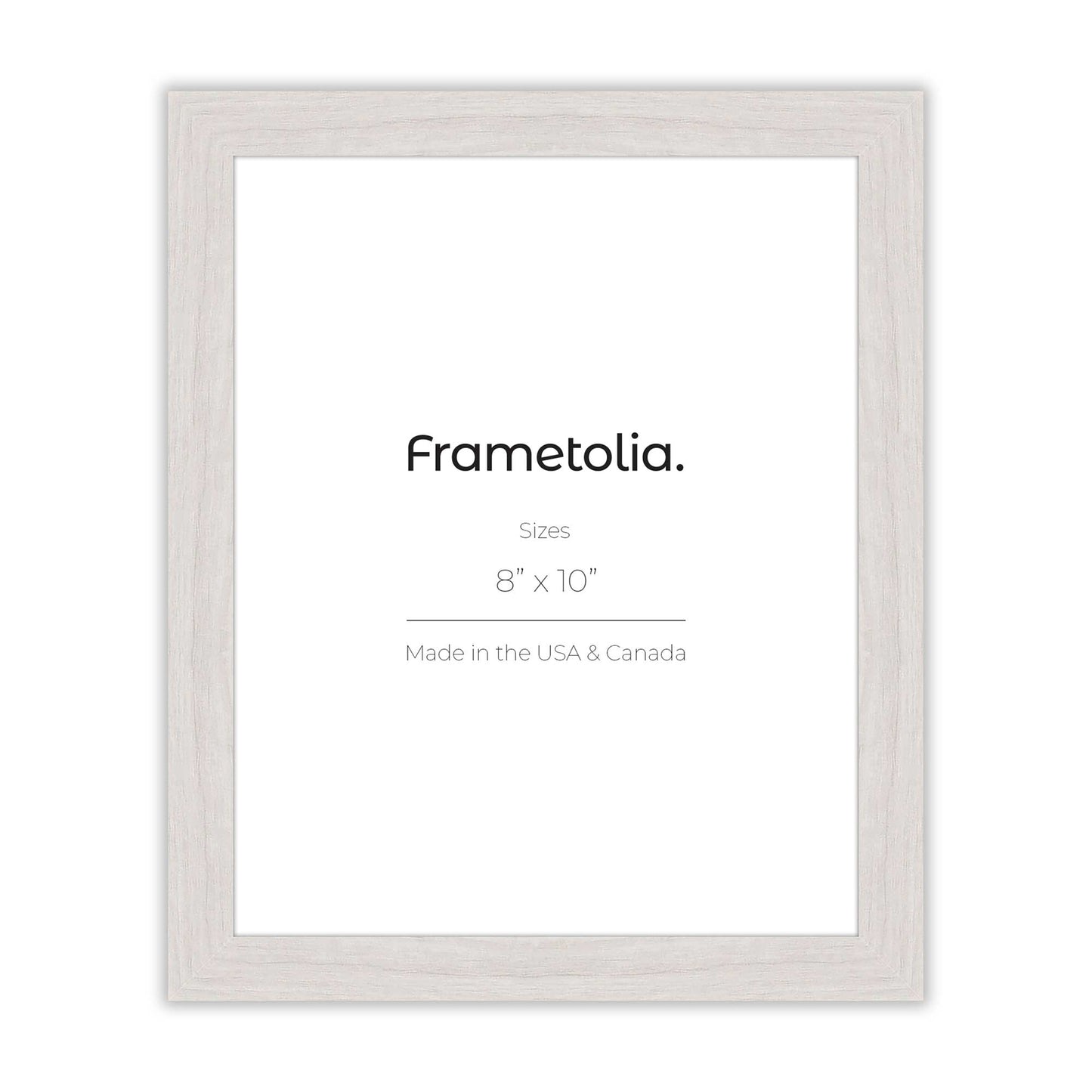 Opaque White Frame With Custom Print