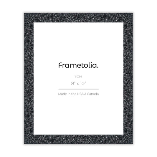 Ash Shagreen Frame With Custom Print