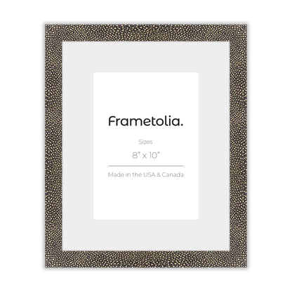 [Color:Gold Shagreen],[Mat:Narrow Mat], Picture frame