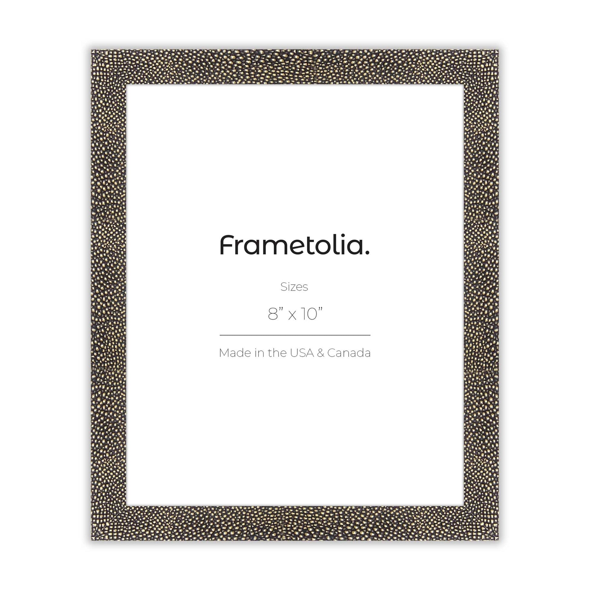 [Color:Gold Shagreen],[Mat:No Mat], Picture frame