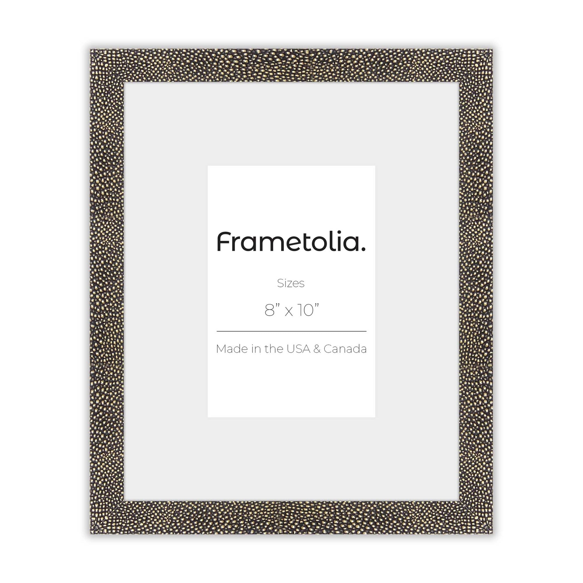 [Color:Gold Shagreen],[Mat:Wide Mat], Picture frame