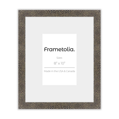 [Color:Gold Shagreen],[Mat:Wide Mat], Picture frame